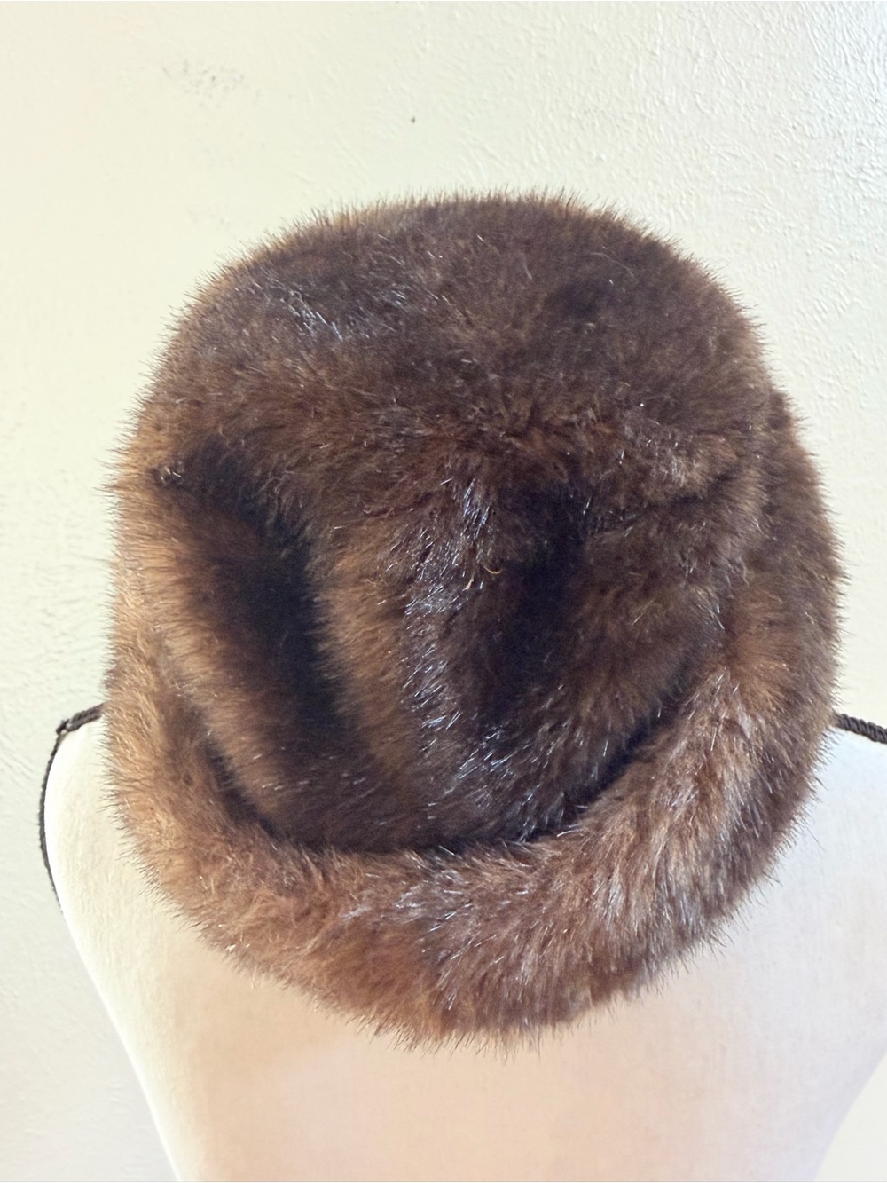 Vintage Ben Berger faux fur brown hat - Picture 2 of 6